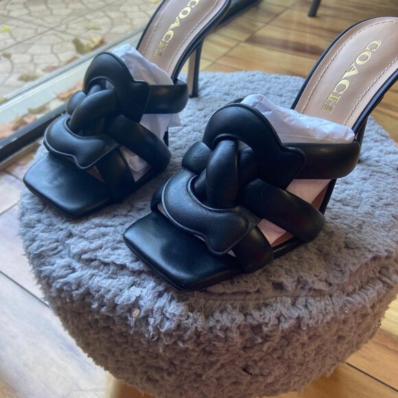 KELLIE LEATHER SANDAL COACH - Picture 3 of 5